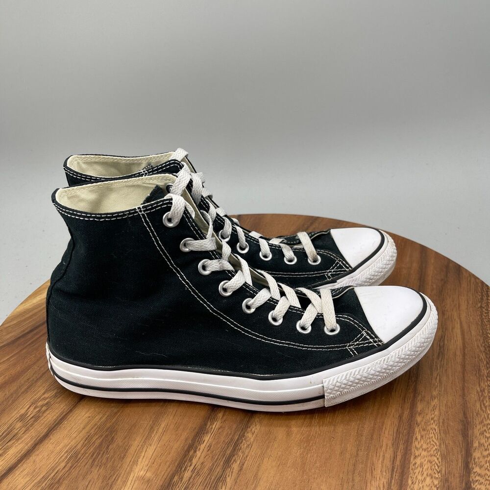 Converse All Star Chuck Taylor Hi Shoes Mens Size 9 Black Skate Casual Sneakers